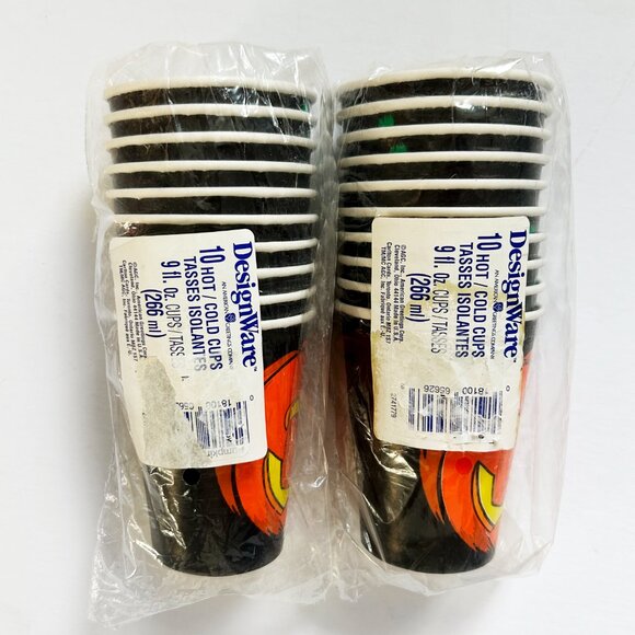 Vintage Halloween Pumpkin Paper Cups, 20 piece - Picture 2 of 3